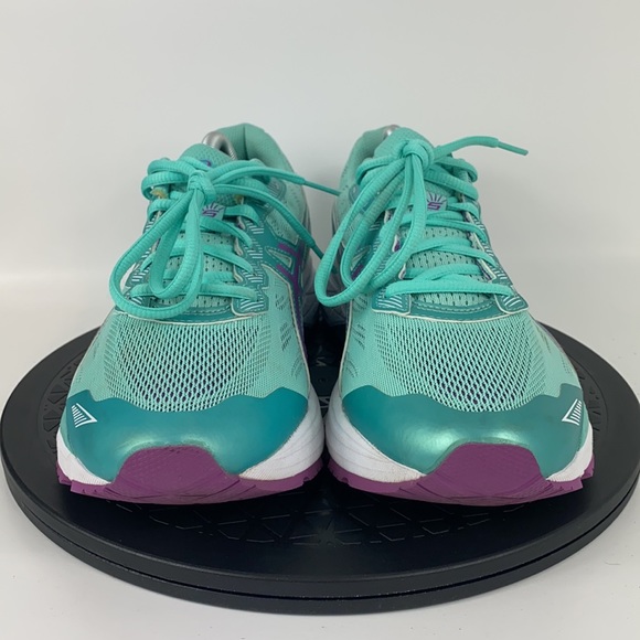 Asics GT-1000 5 Mint Green/Purple Running Shoes T6A9N Women's Size 10 D - Picture 2 of 12